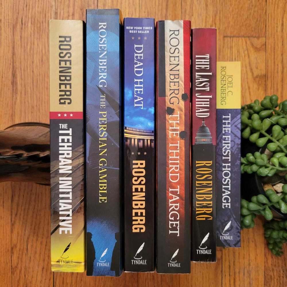 Joel C Rosenberg 6 Book Lot Political Thriller Tehran Initiative Persian Gamble